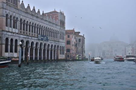 Brume matinale sur le canal